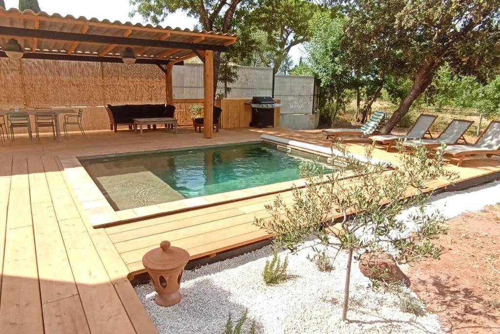 Superbe Villa Cadre Campagne Рокбрюн-сюр-Аржан Экстерьер фото