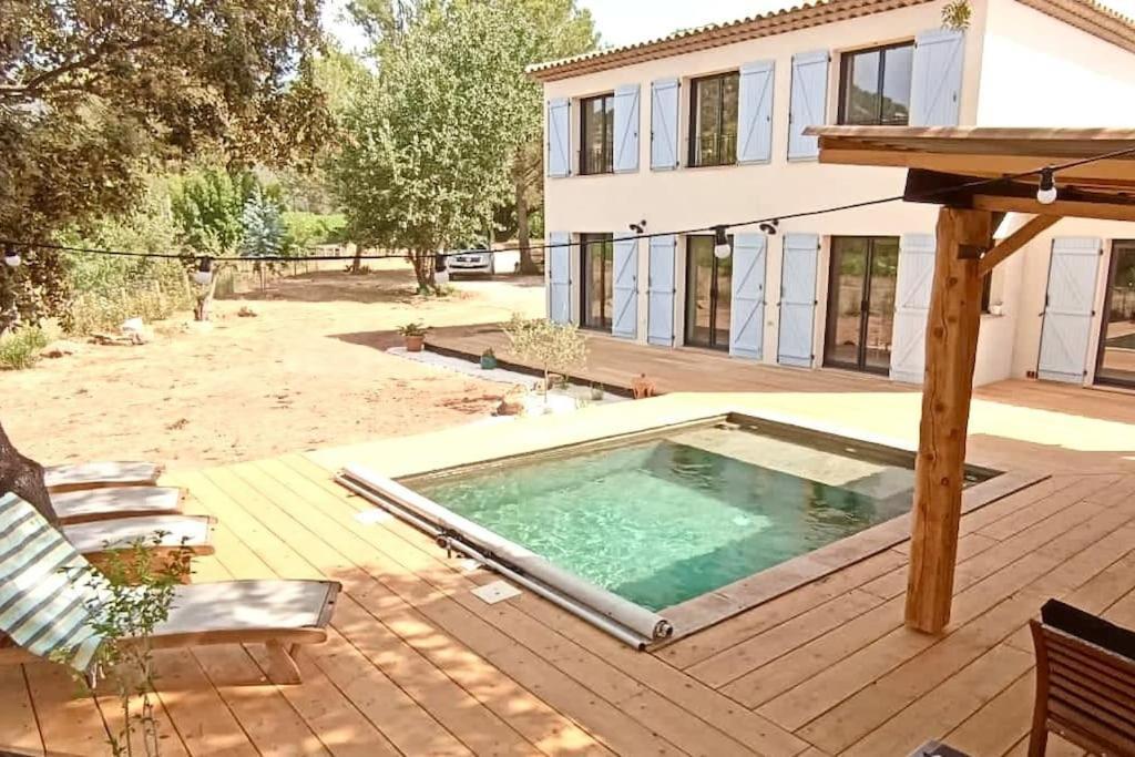 Superbe Villa Cadre Campagne Рокбрюн-сюр-Аржан Экстерьер фото